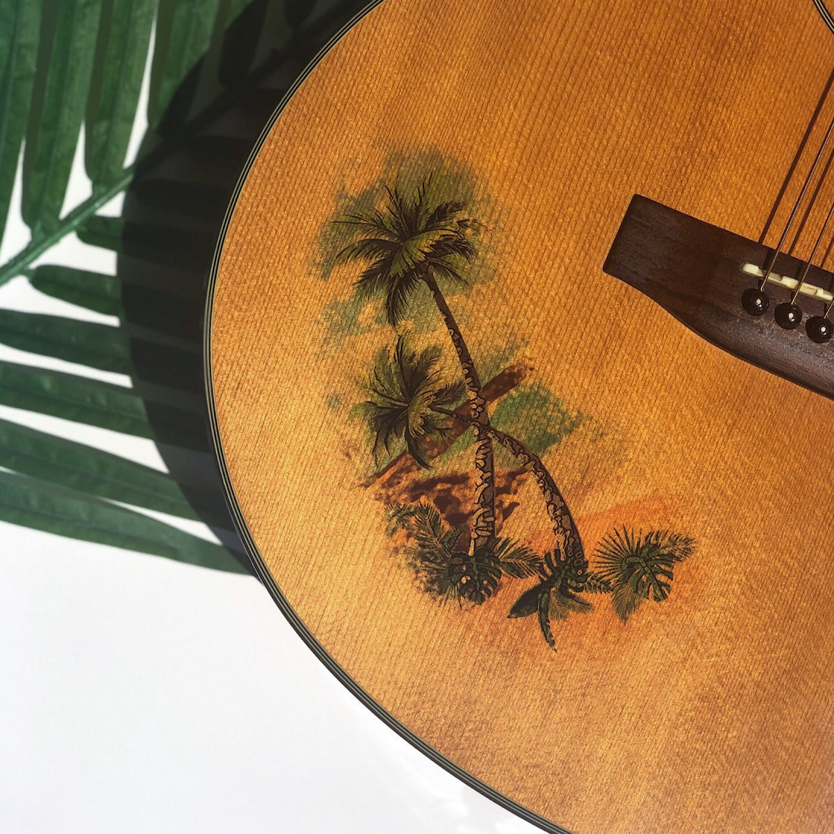 Retro Palm Tree Sticker